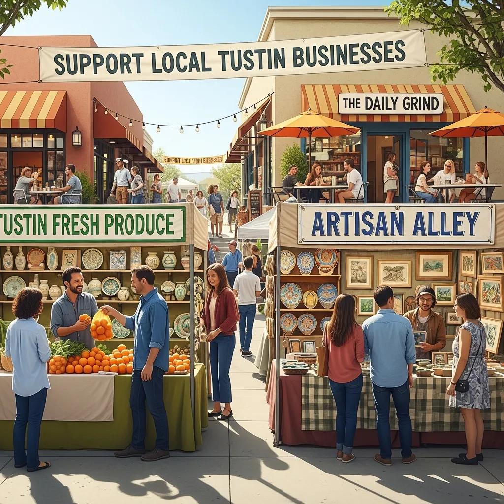 Tustin community storefronts and small businesses reflecting local market dynamics