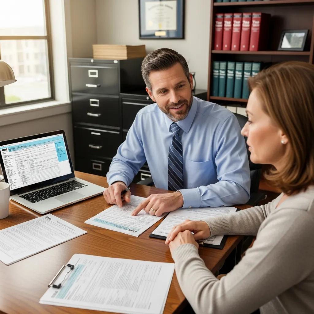 OCB Accountants team assisting a client with IRS correspondence